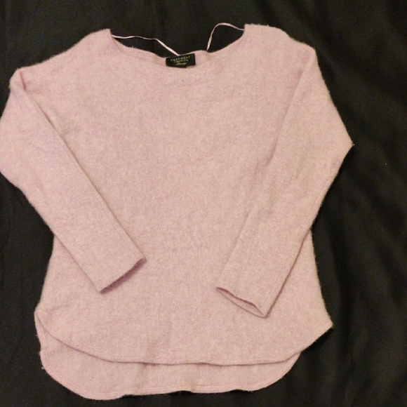 CASHMERE Charter Club. Pink Long Sleeve Sweater - Picture 1 of 12